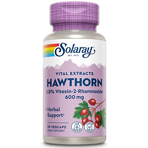 Solaray One Daily Hawthorn Extract Supplement, 600Mg | 30 Count #TOP25