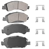 Front Semi-Metallic Brakes Pads Set Fit for Chevy Silverado 1500,for GMC Sierra 1500 2005-2018 for Cadillac Escalade 2007-2020 for Avalanche 2007-2013 -4pcs