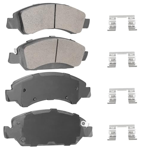 Front Semi-Metal Brakes Pads Set Compatible with Chevy Silverado 1500 2005-2018 for Avalanche...