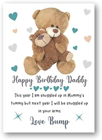 Second Ave Gift Company Daddy to Be Card from Bump Birthday Card for Him Greetings Card