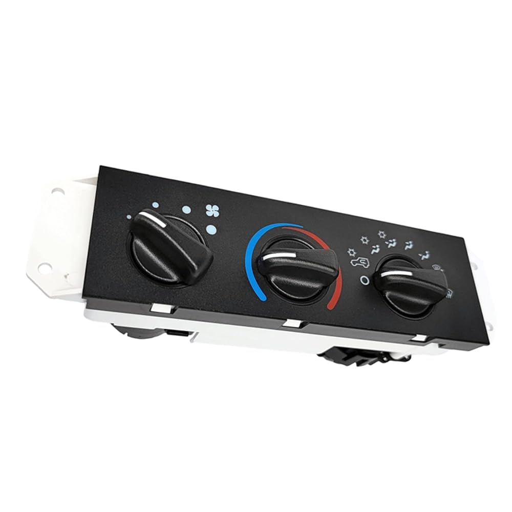 Riloer Módulo de control de clima, perilla de aire acondicionado, calentador de aire acondicionado, interruptor de panel de control de clima, kit de reparación de botones de perilla de control de