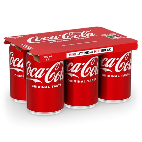 COCA-COLA Original Taste 150 ml x 6 (Lattina)