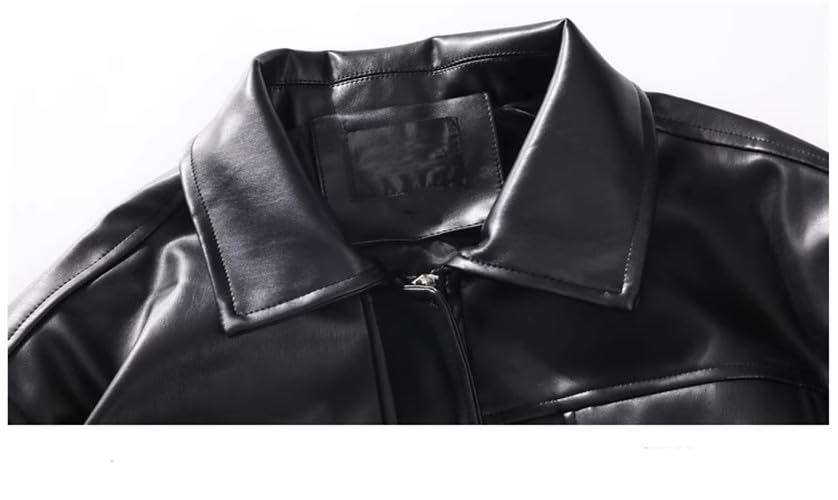 Men's Leather Jacket in Oversized Fit Top3