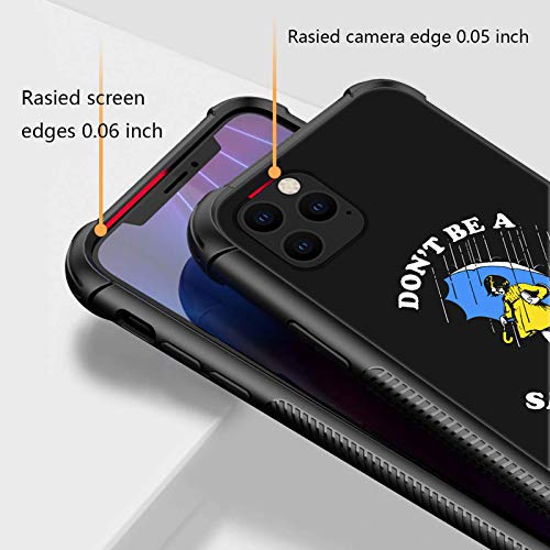 Iphone 12 Pro Max Case, Don't Be A Salty Bitch Organic Glass Back+Soft Silicone Tpu Shock Protective Case Compatible With Case For Iphone 12 Pro Max 6.7-Inch #TOP3