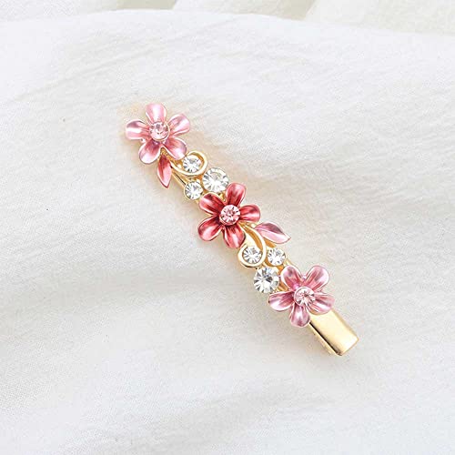 Whitebridge 6Pcs Colorful Vintage Flower Design Metal Alligator Hair Clips For Women Girls #TOP7