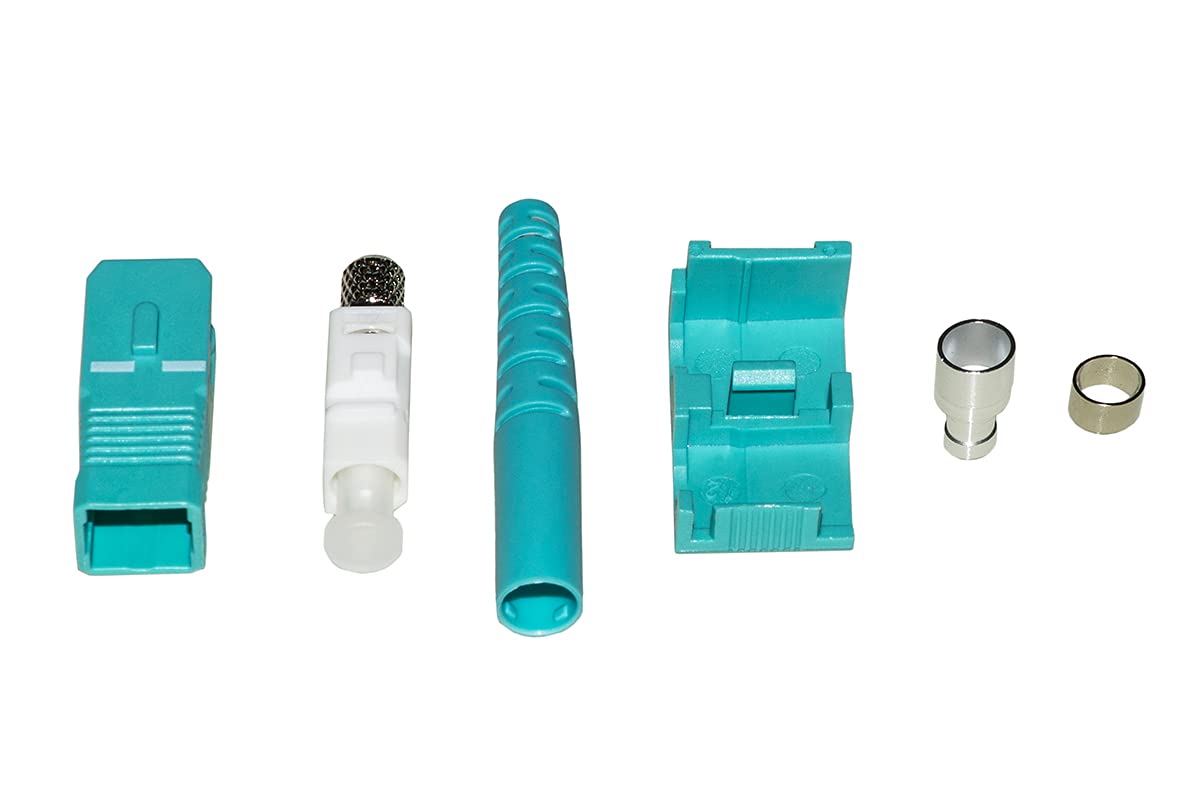 LINK LKCSC3MM Connecteur fibre optique Sc Multimode Om3 Duplex Lot de 100 pièces