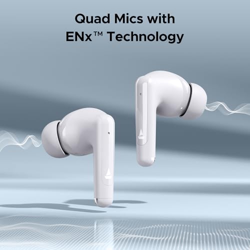 Image of Boat Airdopes Unity ANC TWS in Ear Earbuds with Up to 50 Hours Total Playback, ANC Upto 32 dB, Dual Mics with ENx Tech, IPX5 Rating, IWP Tech and ASAP Charge(Grey)