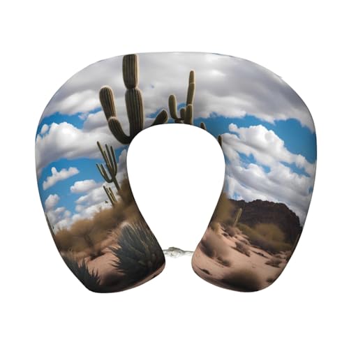 Almohada de viaje de espuma viscoelástica U-shaped miniatura 1