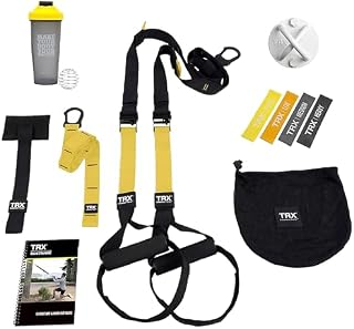 TRX All-in-One Suspension Trainer system domowej siłowni dla doświadczonych entuzjastów siłowni, w tym dostęp do klubu treningowego TRX