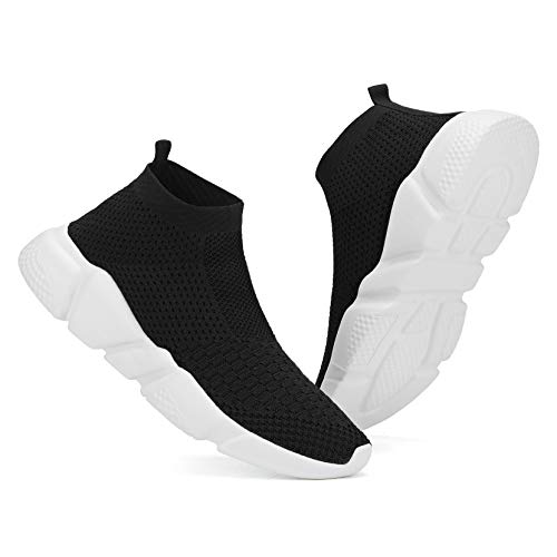 Image of Casbeam Men's Running Knit Comfortable Lightweight Breathable Casual Sports Shoes Fashion Sneakers Slip-On Walking Shoes