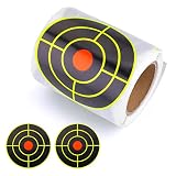 Prasacco 100 Pieces Shooting Targets, 3 Inch Self Adhesive Splatter Targets Round Reactive Targets f
