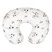 TILLYOU Large Zipper Nursing Pillow Cover, Luxury Egyptian Cotton Soft Feeding Pillow Slipcovers for Baby Girls Boys, Fits Standard Infant Support Pillows Positioners, Floral