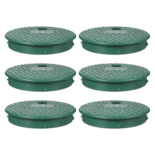 Couvercle rond pour boîtes de vannes SEWACC 6 pièces d'irrigation pelouse