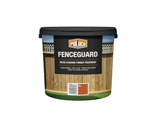 Palace Fenceguard Red Cedar 5 Litre - Weather-Resistant Exterior Wood Stain for Fences & Garden Structures