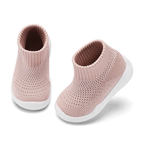 Engtoy Baby Shoes Sock Shoes Baby Walking Shoes Infant Non-Slip Breathable Slippers with Soft Rubber Sole Baby Boys Girls Slip On Sneakers