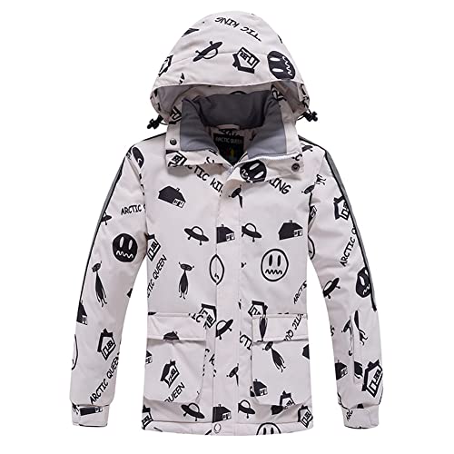 Image of Girls /Boys Snowsuits Hooded Insulated Windproof Winer Coats Ski Jacket Snow Pants Set