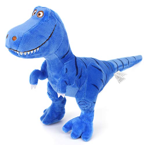 Zooawa Bed Time Stuffed Animal Toys, Cute Soft Plush T-Rex Tyrannosaurus Dinosaur Figure - Blue