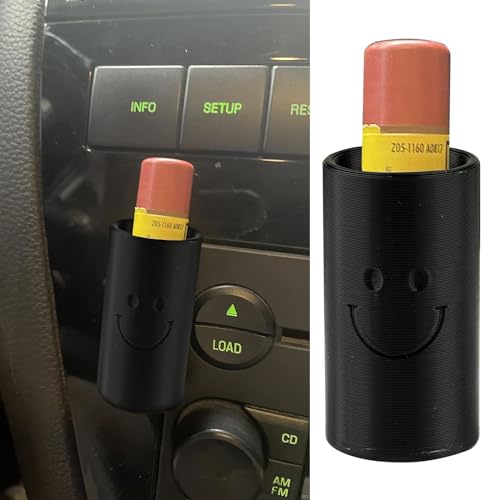 CHRSHN Chapstick Holder for Car Lip Balm Holder for Interior Car Accessories for Women Must Have Black