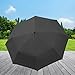 Automatic Umbrella, Compact Umbrella for Rain, Umbrella for Sun Rain, Portable Rain Umbrellas, Travel Umbrella for Outdoor Activities, Black