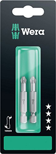 Wera 05134381001 Long Bits 851/4 TZ SB 2 x PH 2 x 50 mm, Multicolor, Variety pack - Image 2