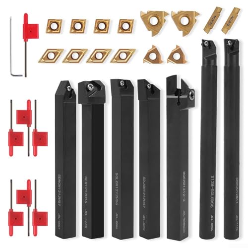 Kit Completo de 21 Piezas de Herramientas para Torno miniatura 1