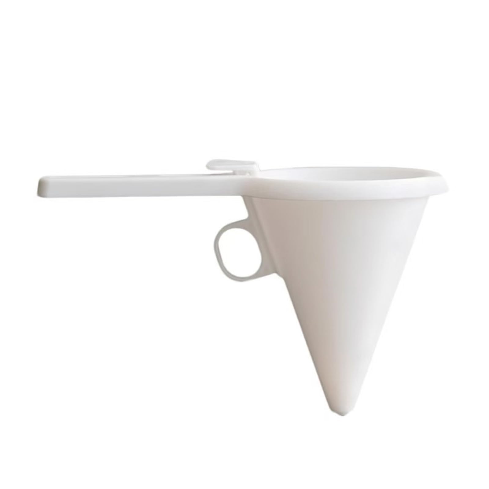 Yhplxyuus Manual Batter Dispenser Funnel with Ergonomic Grip Handheld Cream Dispenser Dishwasher Safe PP Kitchen Tool Baking Batter Tool PP Kitchen Baking Accessories