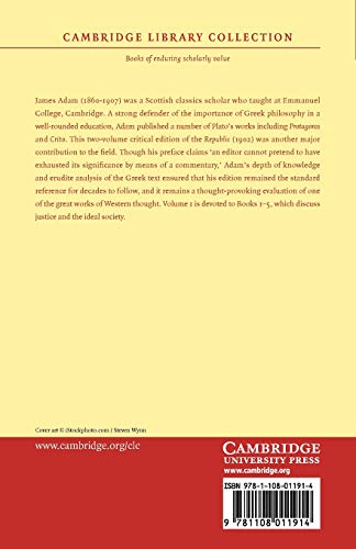 Image of The Republic of Plato: Volume 1 (Cambridge Library Collection - Classics)