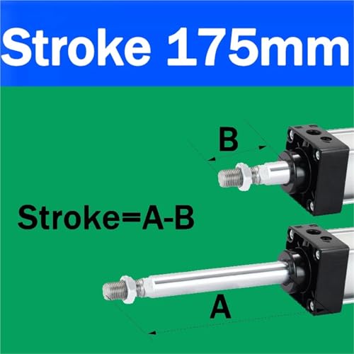 Vérin pneumatique standard SC à double effet course 175mm - 3