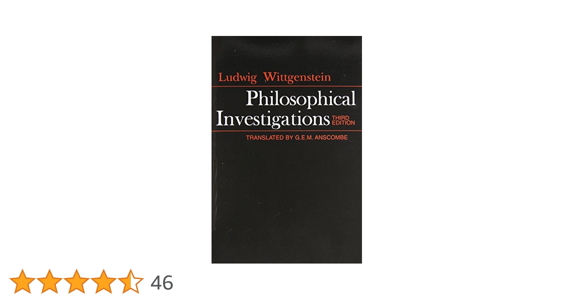 Philosophical Investigations Wittgenstein，Ludwig Philosophical Investigations by Ludwig Wittgenstein on Apple