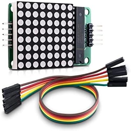 Max7219 8x8 LED Dot Matrix Display Module for Arduino and Raspberry Pi, USB Connectivity, 2 Items