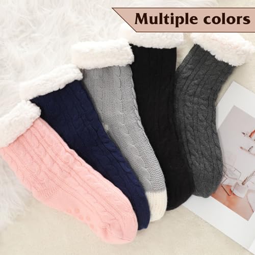 Image of Evankin Fuzzy Socks for Women Slipper Socks Fluffy Cute Animal Indoor | Fuzzy Socks for Women Slipper Socks,Fluffy Cute Animal Indoor Non-slip Slipper ,Mid-calf-socks Comfy Winter Gifts