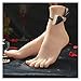 HEQIE-YONGP Silicone Modèle de Pied de Silicone LifeSize Femme pour Dessin de Croquis Chaussures Chaussures Sandal Affichage de la Sandale Pratiqueuse Pratique Film Props TPE