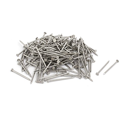 Aexit 1.5-inch Length Fastener 304 Stainless Steel Cement Wood Sliding Nail Silver Tone 300pcs Model:46as350qo569