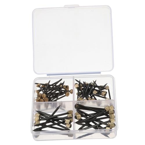 Image of HOMSFOU 1Set Picture Hanging Nails Throughheart Design for Secure Frame Fastening Versatile Decorative Hardware for Various Picture Frames and Photos