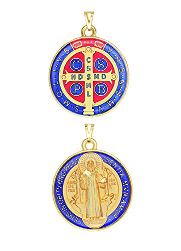 Intercession Saint Benedict Color Medal3