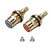 Sweieoni Tete A Disques Ceramique 2 Pièces 1/2" Cartouches Céramique Robinet Ceramique Universel Antidéflagrant Haut pour Rechange Robinet de Bain Cuisine (1 Bleu + 1 Rouge)
