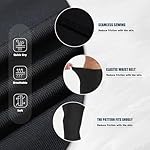 Witkey Men's Long Swim Pants UV Protection Compression Workout Surfing Legging Quick-Dry & Breathable Swimming Pants - Image 4