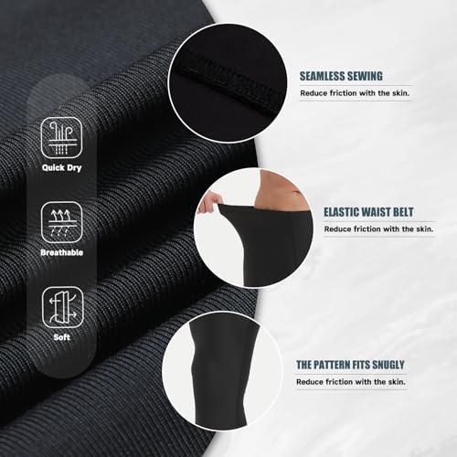 Men's Long Swim Pants UV Protection Compression Workout Surfing Legging Quick-Dry & Breathable Swimming Pants4