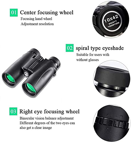 Binoculares compactos 10x42 para adultos resistentes al agua miniatura 7