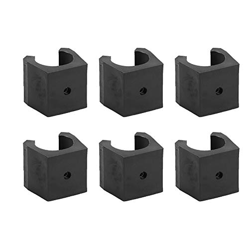 Keenso Soporte de Taco de Billar, 6 Piezas Soporte de Taco de Billar portátil Soporte de Taco de Billar Taco de Billar Soporte Individual Organizador de Montaje en Pared Billar
