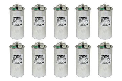 TEMCo 10 Pack 35+5 uF Capacitor