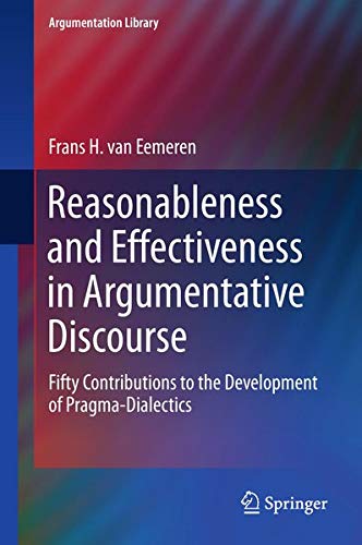 Buy Reasonableness and Effectiveness in Argumentative Discourse — BookShops.in