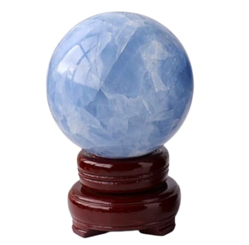 Sphère en quartz bleu célestite naturelle de 6-7cm pour décoration de maison Feng Shui