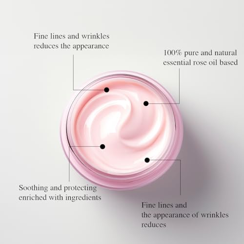 la rosa pura Deep Hydration Face Cream with 100% Pure Rose Oil | Anti-Aging Moisturizer for Dry Skin | Reduces Fine Lines & Wrinkles | Hydrates & Nourishes for Radiant Skin | All Skin Types