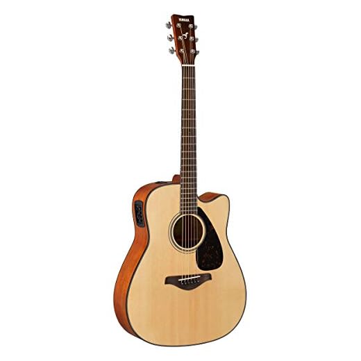 Yamaha FGX800C Solid Top Cutaway Acoustic-Electric Guitar