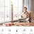 Window Insulation Kit, Winter Windproof and Waterproof Sealing Kit Tarpaulin for Bedroom, Kitchen, Balcony Easy to Install50x115cm(19.8x45.3in)White
