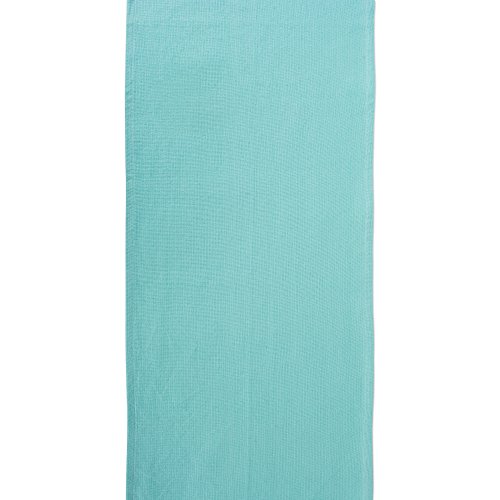 DII Table Runner, Cotton, Aqua, Table Runner, 14x108" - Image 2