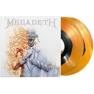 Megadeth Self-Title LE Translucent Orange & Black Vinyl 2LP