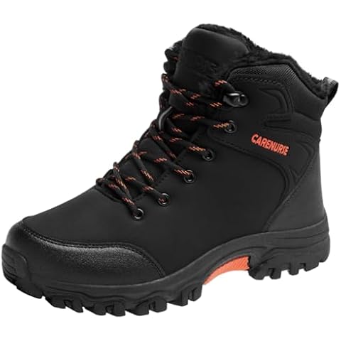 CARENURSE Men's Winter Snow Boots Cover