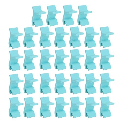 Baking Sheet Stackers Cookie Sheet Pan/Dividers Separators, Cookie Sheet Stacker, Baking Tray Stackers, Sheet Pan Stacking Clips, Baking Sheet Stacking Clip, Cookie Tray Stacker Clips (Blue, 36pcs)